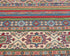 4x6 Multicolor Kuba Afghan Hand Knotted Wool Area Rug